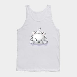 Excited Puppy Tank Top